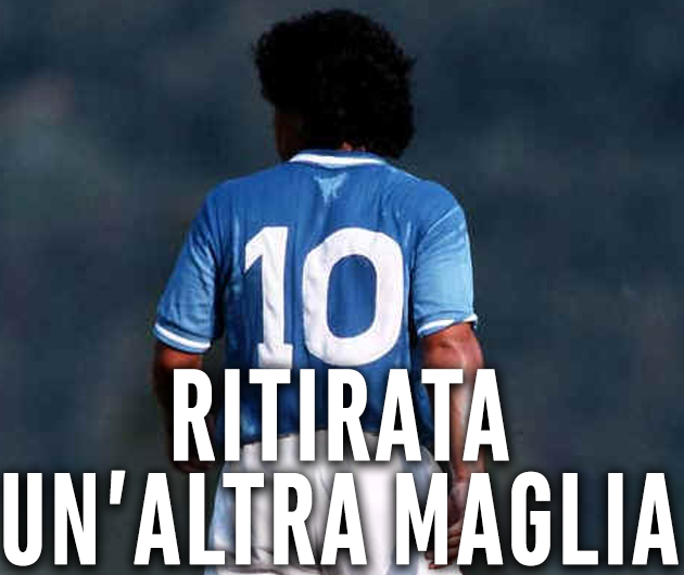 COLPO DI SCENA NAPOLI: RITIRATA UN'ALTRA MAGLIA OLTRE ALLA 10 DI MARADONA - 29/12/2017